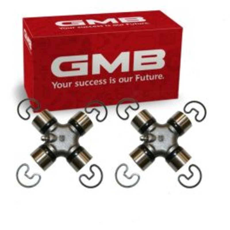 2 pc GMB Front Shaft All Universal Joints for 1963-1973 Jeep J-100