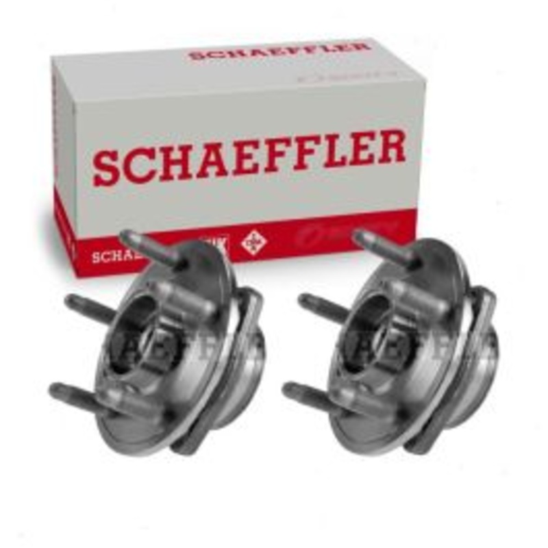 2 pc Schaeffler Front Wheel Bearing Hub Assembly for 2012-2016 Chevrolet Camaro 3.6L 6.2L V6 V8