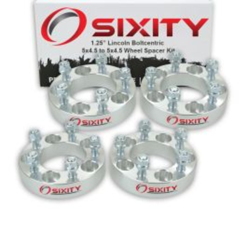 Sixity 4 pc 1.25" Thick Wheel Spacers - Lincoln MKX - 5x4.5