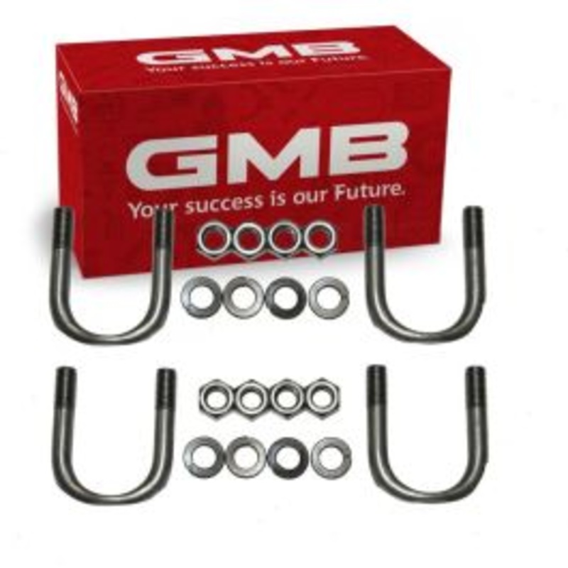 2 pc GMB Rear Shaft All Universal Joint U-Bolt Kit for 1997-2001 Ford Expedition