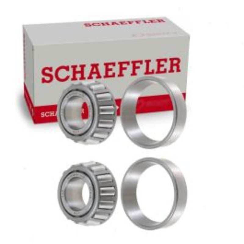 2 pc Schaeffler Front Outer Wheel Bearings for 1986-1987 Mercedes-Benz 190E 2.3L L4
