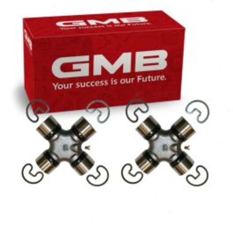 2 pc GMB Front Shaft Rear Center Universal Joints for 1979-1986 GMC K3500
