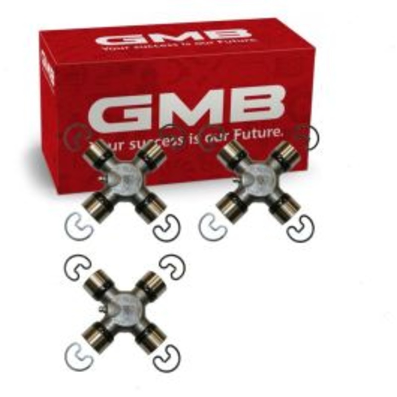 3 pc GMB Front Shaft All Universal Joints for 2000-2005 Ford Excursion
