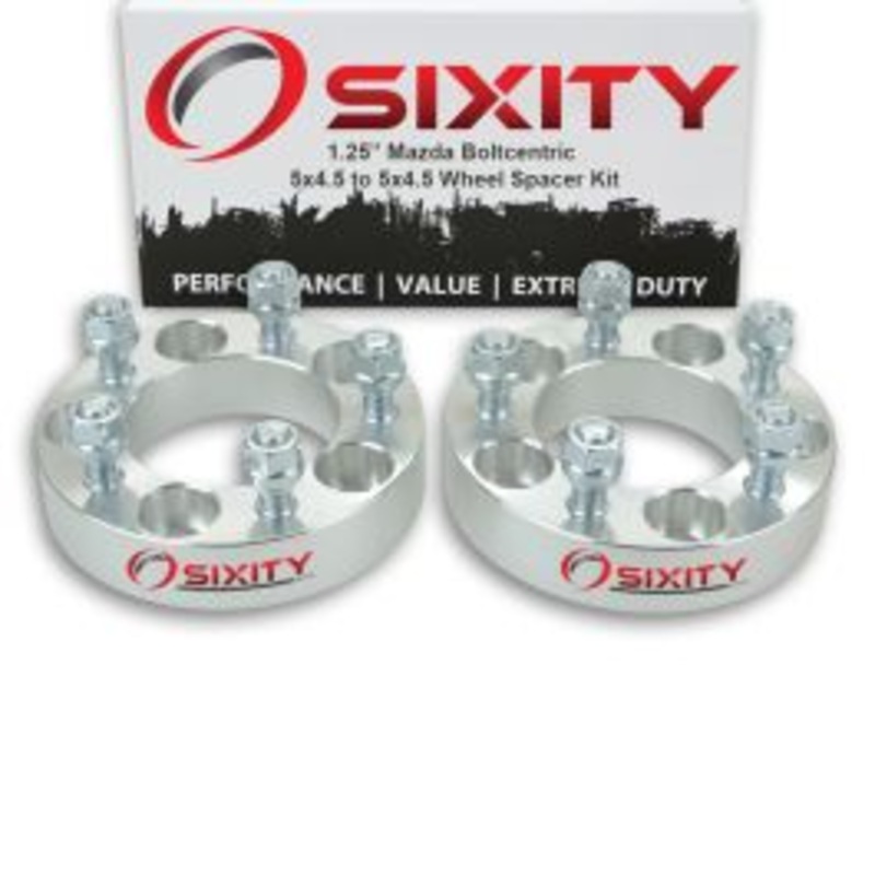 Sixity 2 pc 1.25" Thick Wheel Spacers - Mazda B2500 B3000 B4000 Navajo - 5x4.5