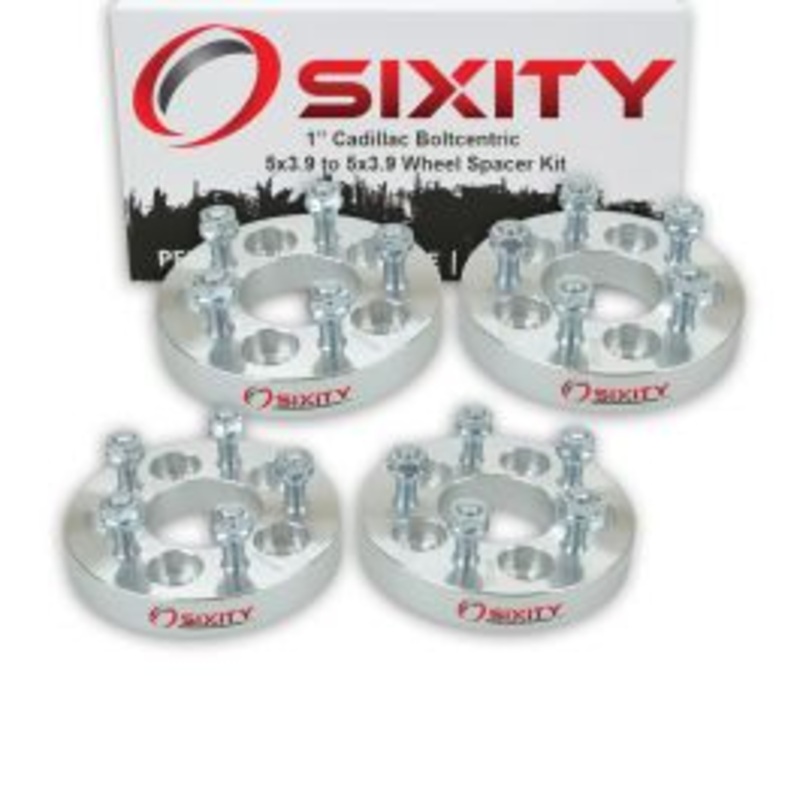 Sixity 4 pc 1" Thick Wheel Spacers - Cadillac Cimarron - 5x3.9