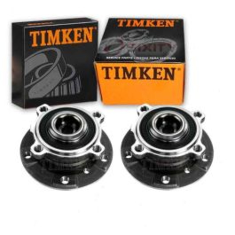 2 pc Timken Front Wheel Bearing Hub Assemblys for 2006-2010 BMW 550i