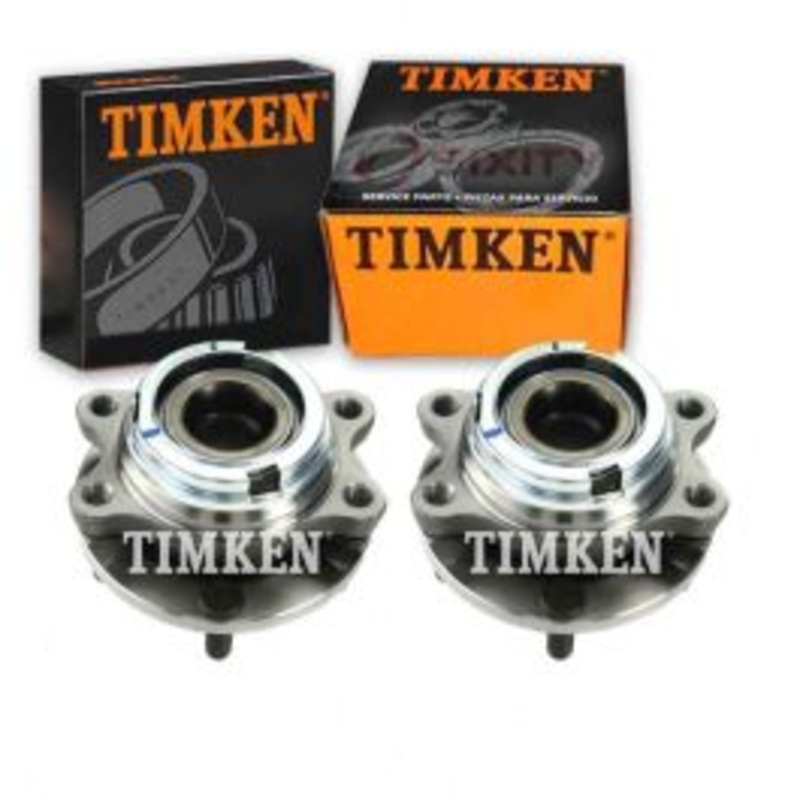 2 pc Timken Front Wheel Bearing Hub Assemblys for 2006-2010 Infiniti M35