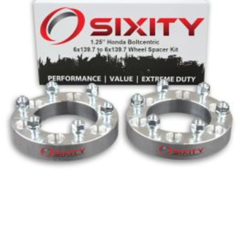 Sixity 2 pc 1.25" Thick Wheel Spacers - Honda Passport - 6x139.7mm