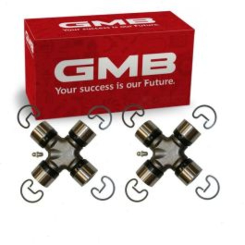 2 pc GMB Front Shaft All Universal Joints for 2013-2017 Ram 2500