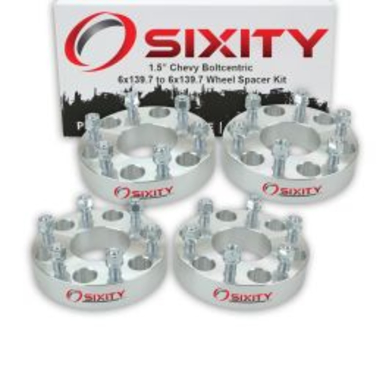 Sixity 4 pc 1.5" Thick Wheel Spacers - Chevy Blazer C2500 K1500 K2500 Suburban 1500 - 6x139.7mm