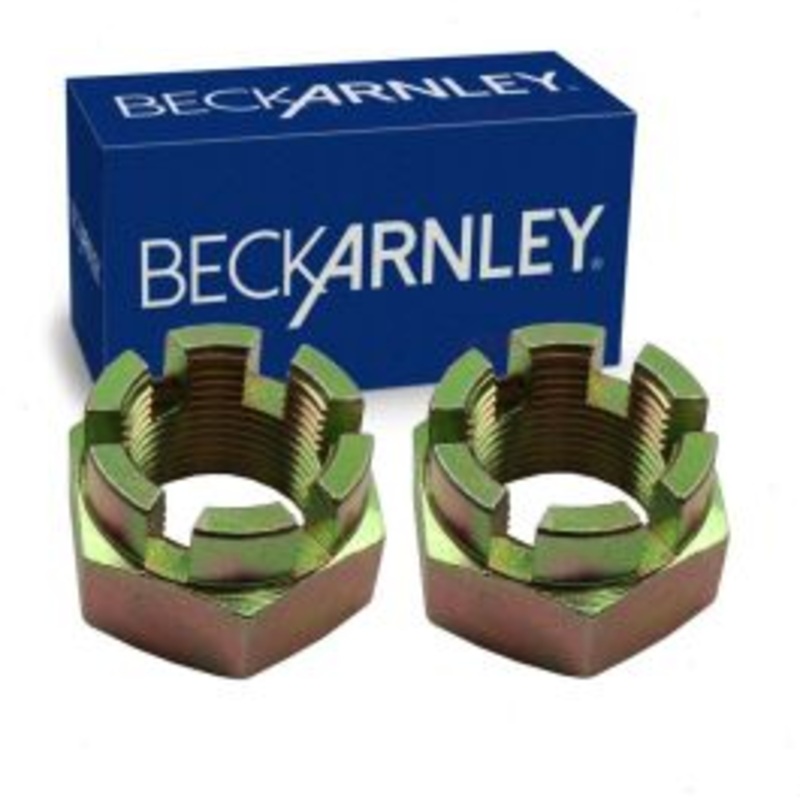 2 pc Beck/Arnley Front Axle Nuts for 2004-2009 Kia Spectra 2.0L L4