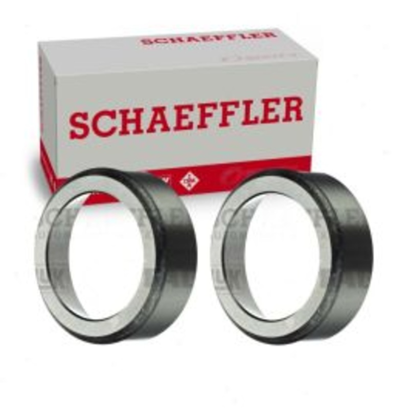 2 pc Schaeffler Front Inner Wheel Bearing Races for 1979-1980 Dodge D300