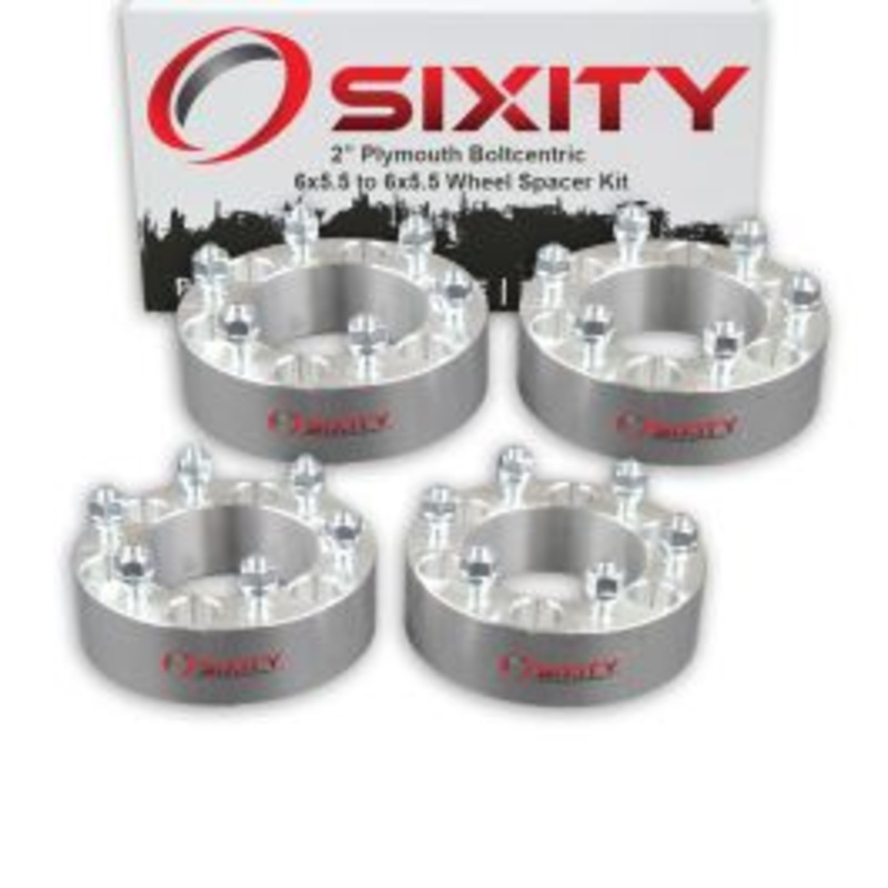 Sixity 4 pc 2" Thick Wheel Spacers - Plymouth Arrow Pickup - 6x5.5