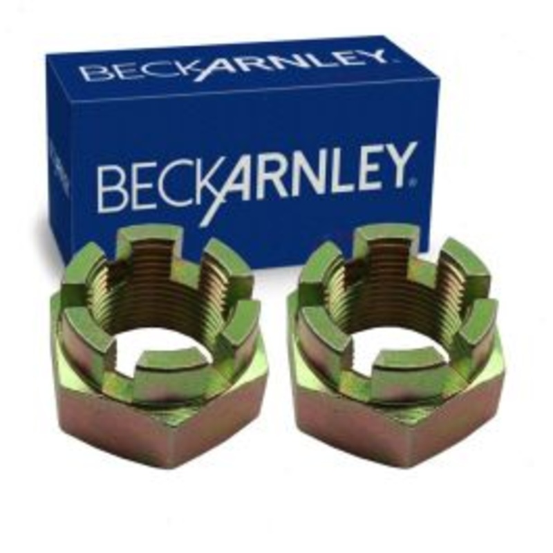2 pc Beck/Arnley Rear Axle Nuts for 2009-2016 Hyundai Genesis 3.8L 5.0L V6 V8