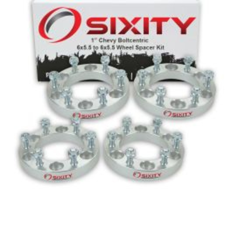 Sixity 4 pc 1" Thick Wheel Spacers - Chevy Colorado - 6x5.5