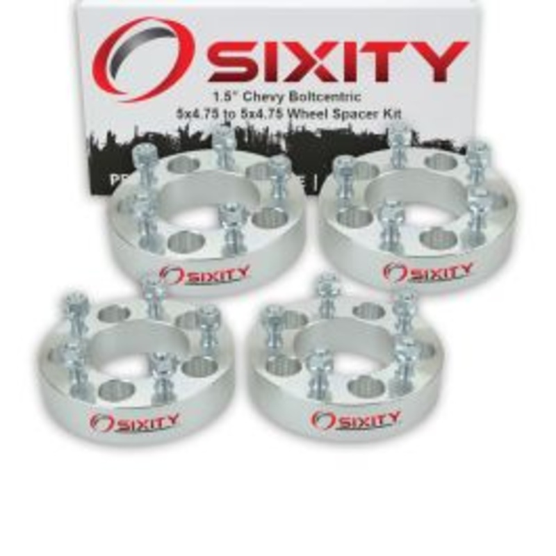 Sixity 4 pc 1.5" Thick Wheel Spacers - Chevy Camaro Corvette - 5x4.75