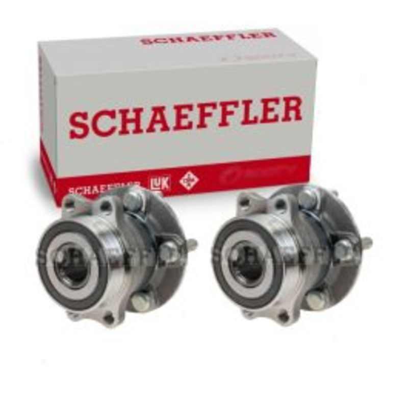 2 pc Schaeffler Rear Wheel Bearing Hub Assembly for 2012-2014 Subaru Impreza 2.0L H4