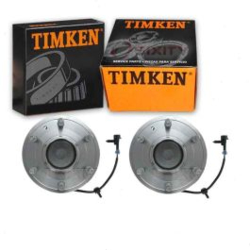 2 pc Timken Front Wheel Bearing Hub Assemblys for 2003-2008 Chevrolet Express 1500