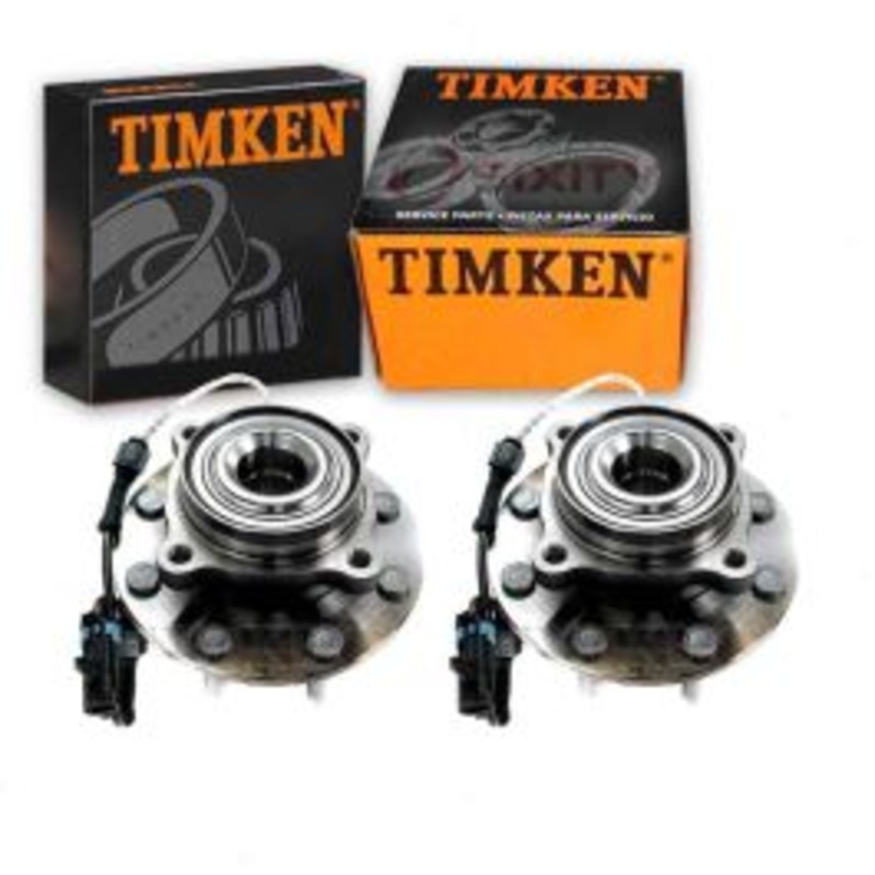 2 pc Timken Front Wheel Bearing Hub Assemblys for 2007 GMC Sierra 3500 HD