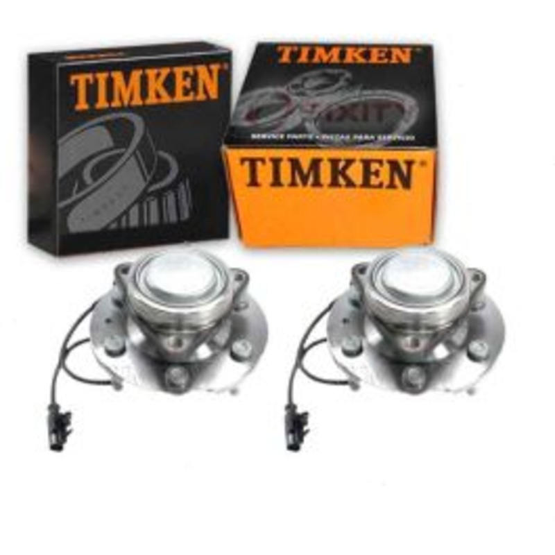 2 pc Timken Front Wheel Bearing Hub Assemblys for 2008-2014 Cadillac Escalade ESV