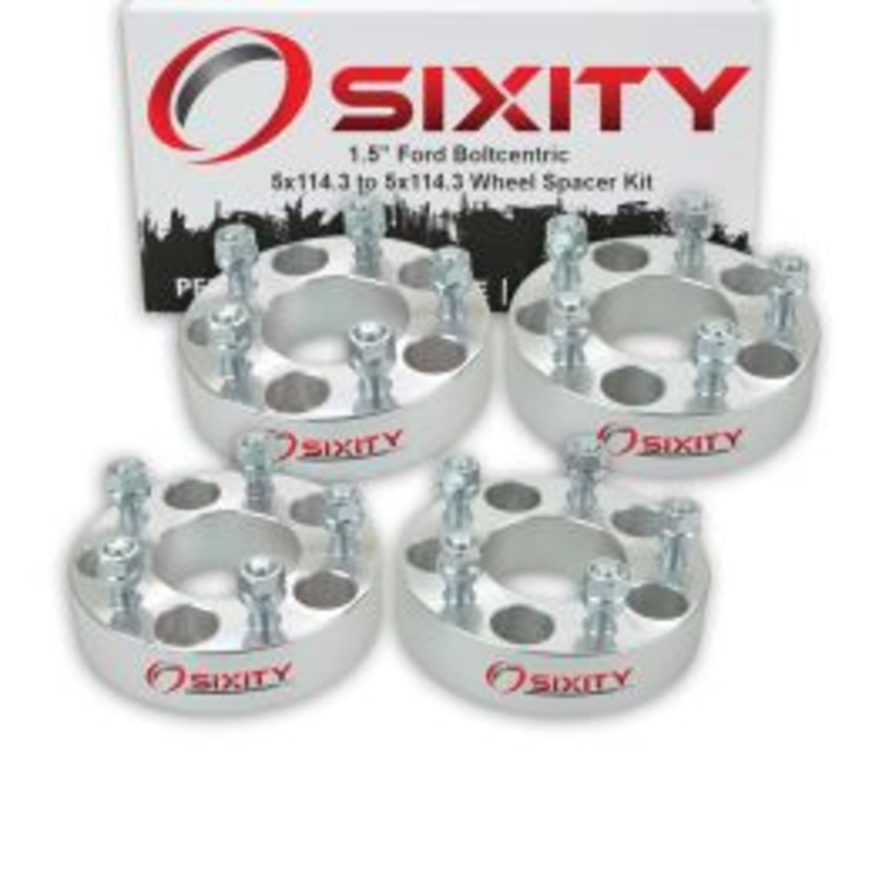 Sixity 4 pc 1.5" Thick Wheel Spacers - Ford Mustang - 5x114.3mm