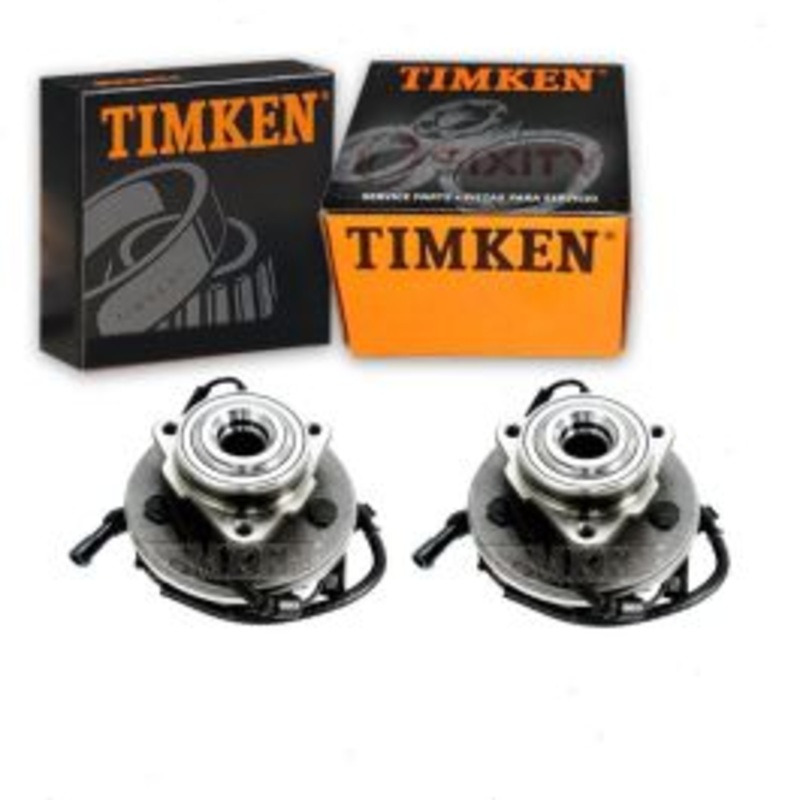 2 pc Timken Front Wheel Bearing Hub Assemblys for 2007-2010 Ford Explorer Sport Trac