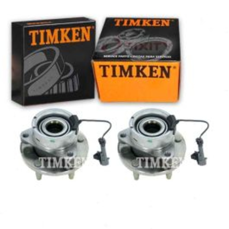 2 pc Timken Front Wheel Bearing Hub Assemblys for 2004-2007 Saturn Ion