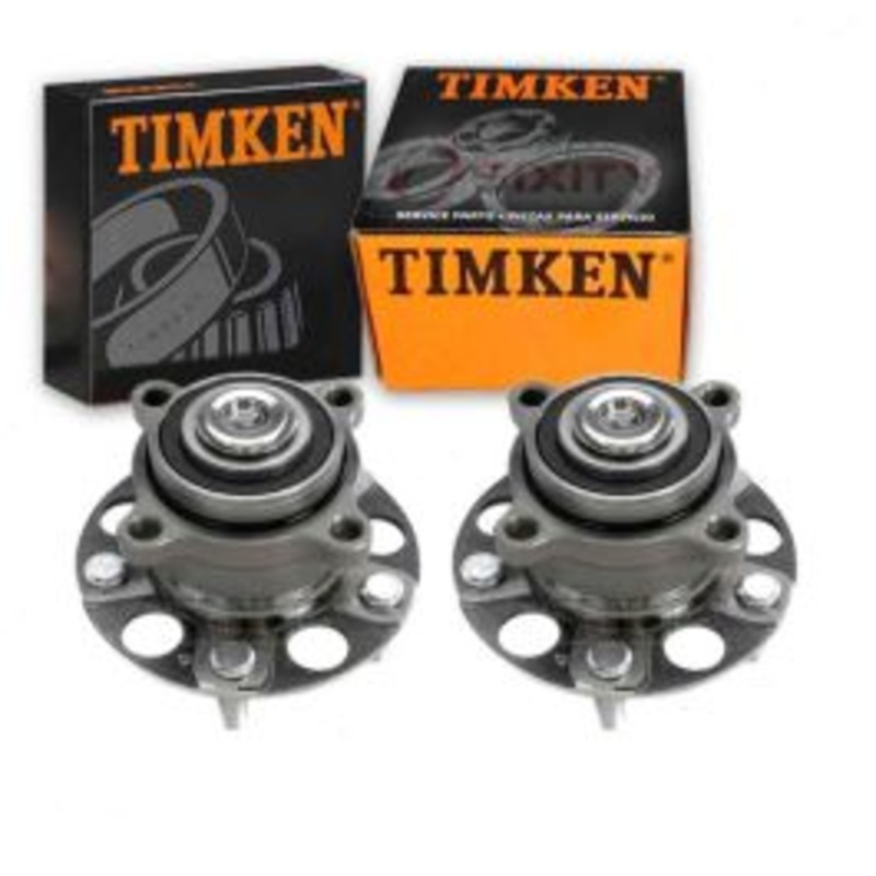 2 pc Timken Rear Wheel Bearing Hub Assemblys for 2015 Acura TLX
