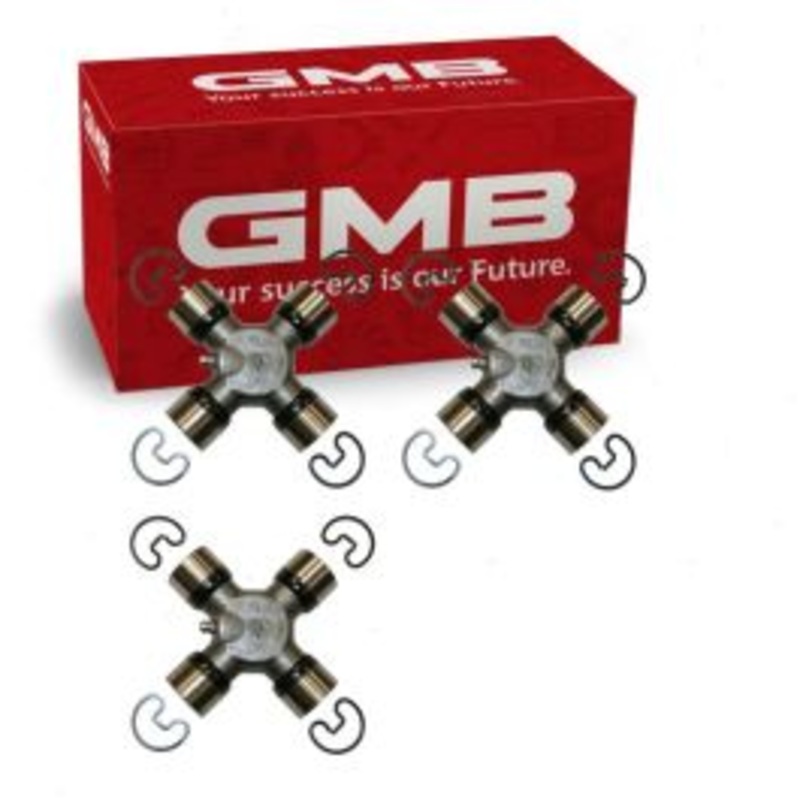 3 pc GMB Rear Shaft All Universal Joints for 1980-1989 GMC P2500