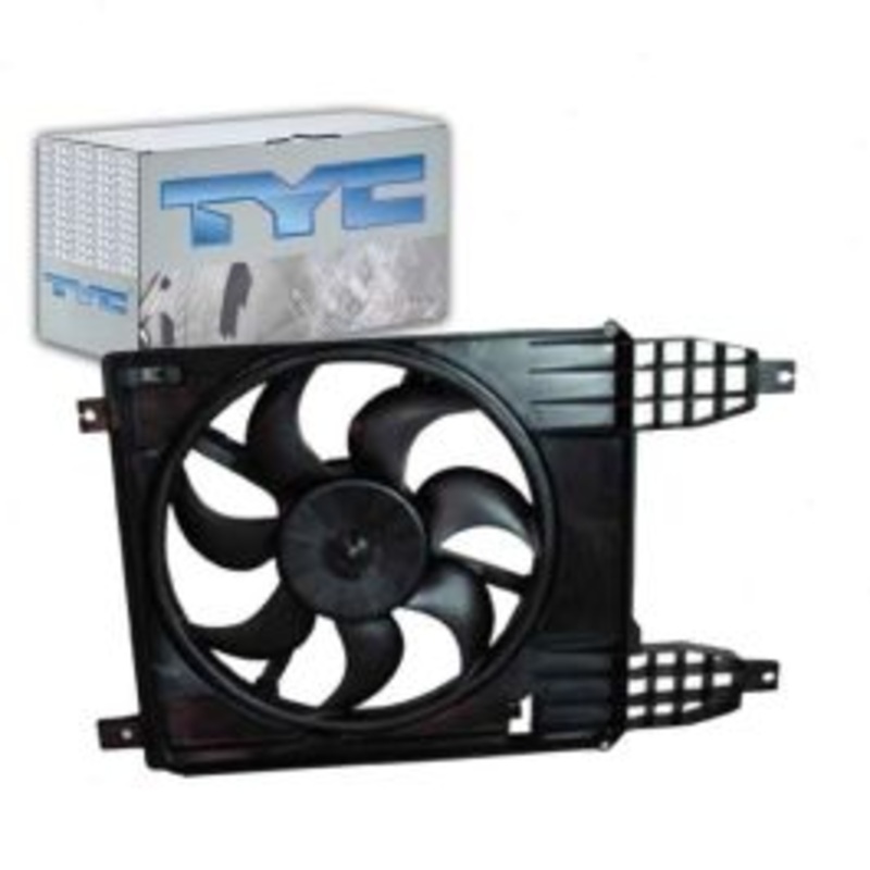 TYC Dual Radiator & Condenser Fan Assembly for 2009-2010 Pontiac G3