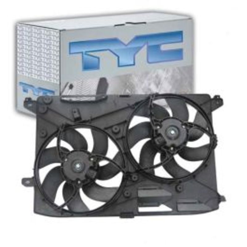TYC Dual Radiator & Condenser Fan Assembly for 2013-2020 Ford Fusion 2.0L 2.5L L4