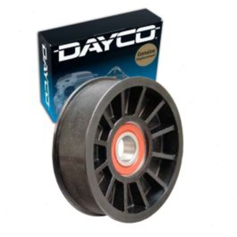 Dayco Drive Belt Idler Pulley for 1987-1991 Ford E-250 Econoline Club Wagon 4.9L 5.8L L6 V8
