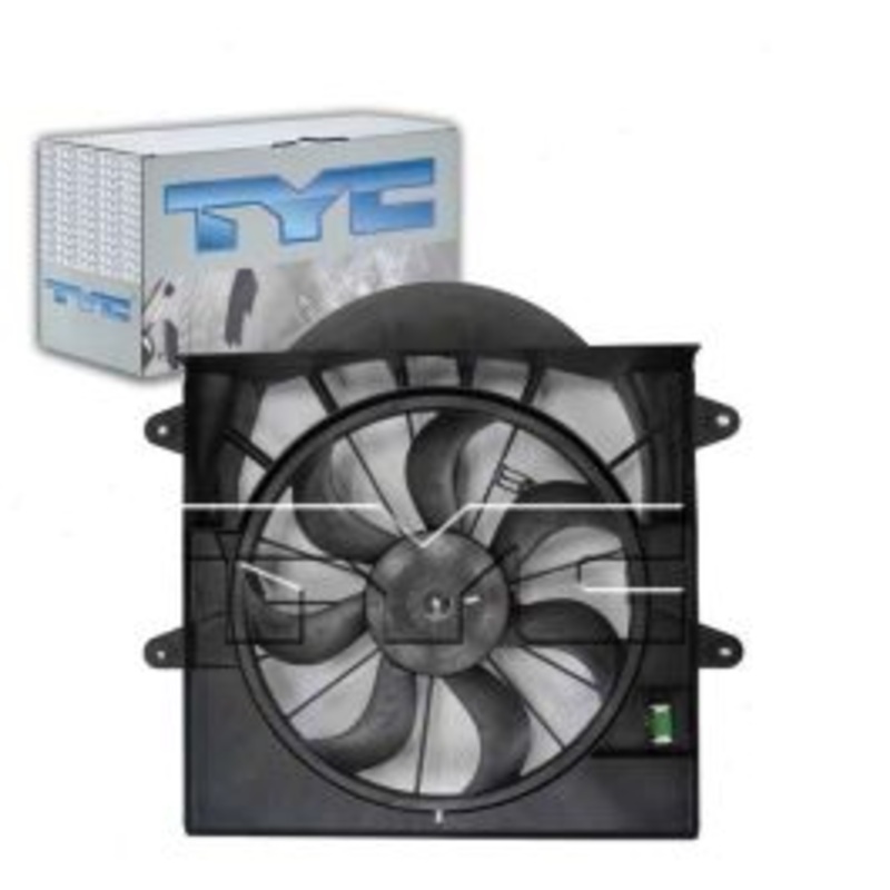 TYC 623360 Dual Radiator & Condenser Fan Assembly