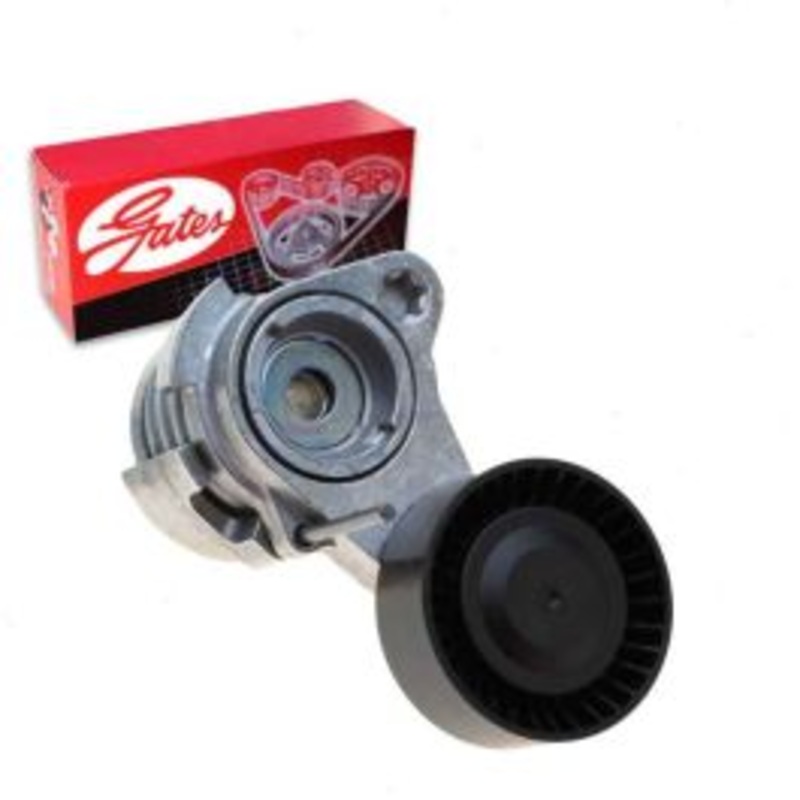 Gates DriveAlign Alternator Power Steering Water Pump Drive Belt Tensioner Assembly for 2007-2010 BMW X5 3.0L L6
