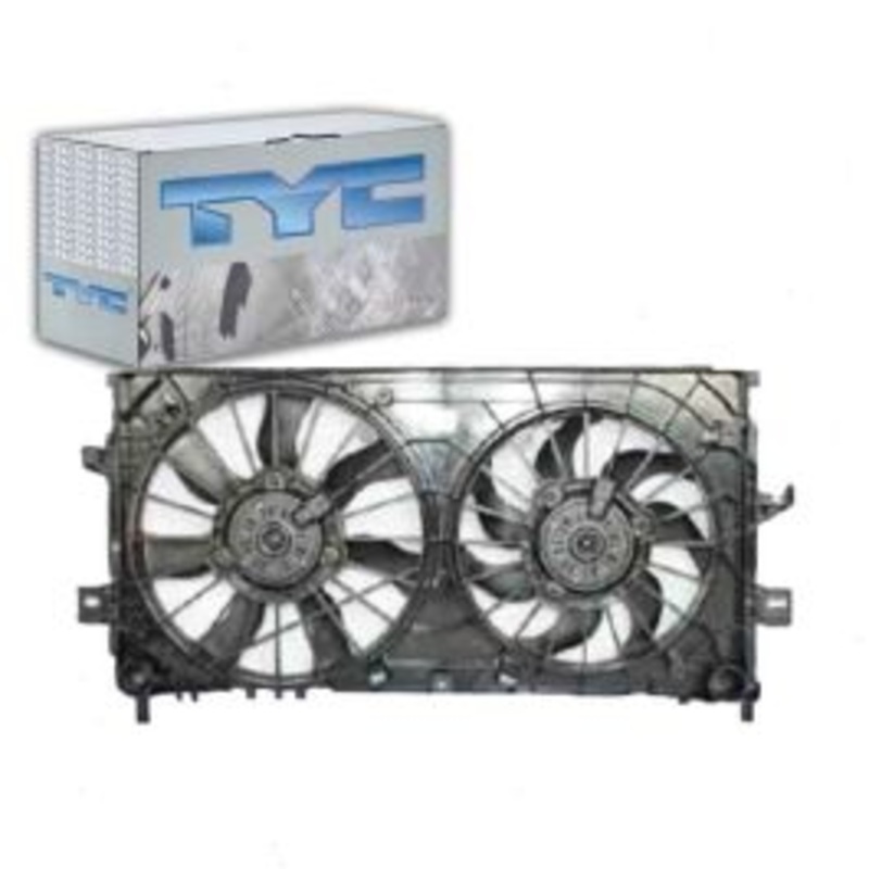 TYC 621430 Dual Radiator & Condenser Fan Assembly