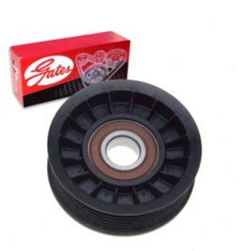 Gates DriveAlign Grooved Pulley Drive Belt Idler Pulley for 1996 Chevrolet Camaro 3.8L V6