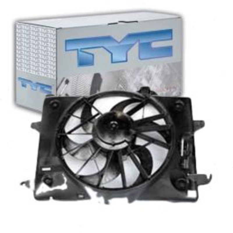 TYC Dual Radiator & Condenser Fan Assembly for 1998-2000 Mercury Grand Marquis
