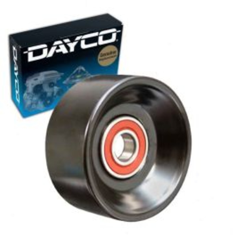 Dayco Drive Belt Idler Pulley for 1997-2002 Ford E-350 Econoline Club Wagon 5.4L 6.8L 7.3L V10 V8