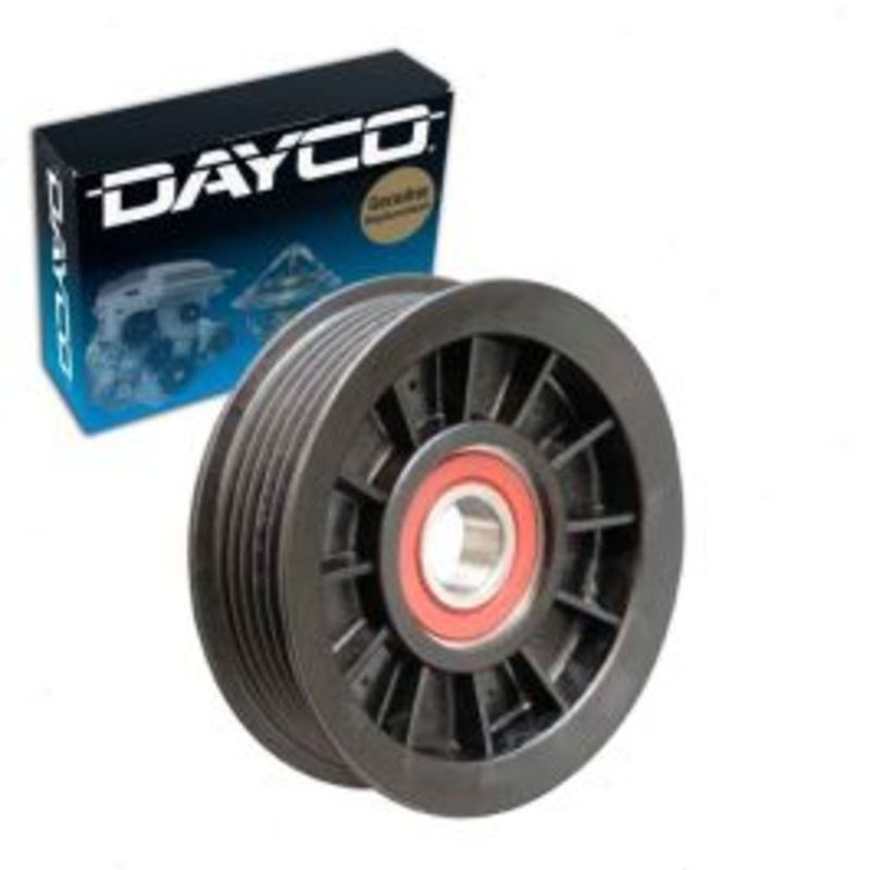 Dayco Grooved Pulley Drive Belt Idler Pulley for 1987-1992 Jeep Comanche 2.5L 4.0L L4 L6
