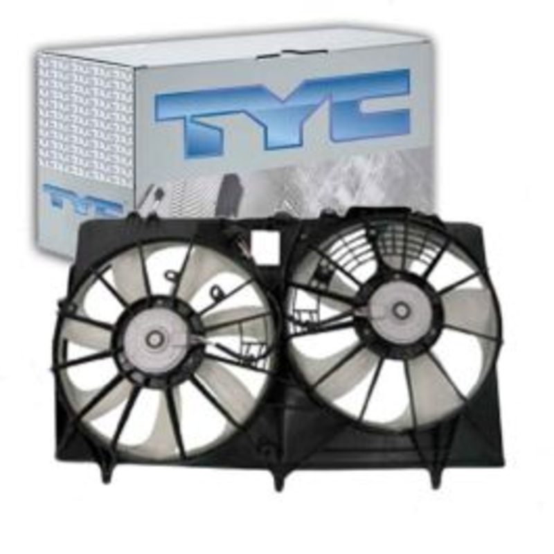 TYC Dual Radiator & Condenser Fan Assembly for 2010-2015 Lexus RX350