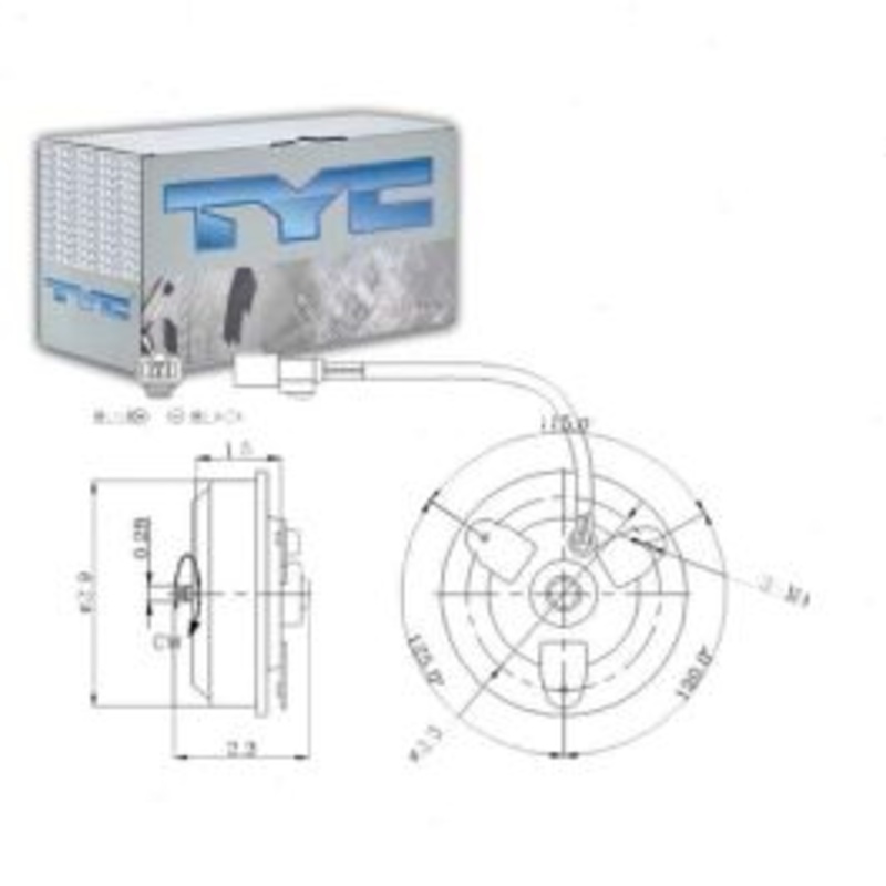 TYC 630010 Engine Cooling Fan Motor