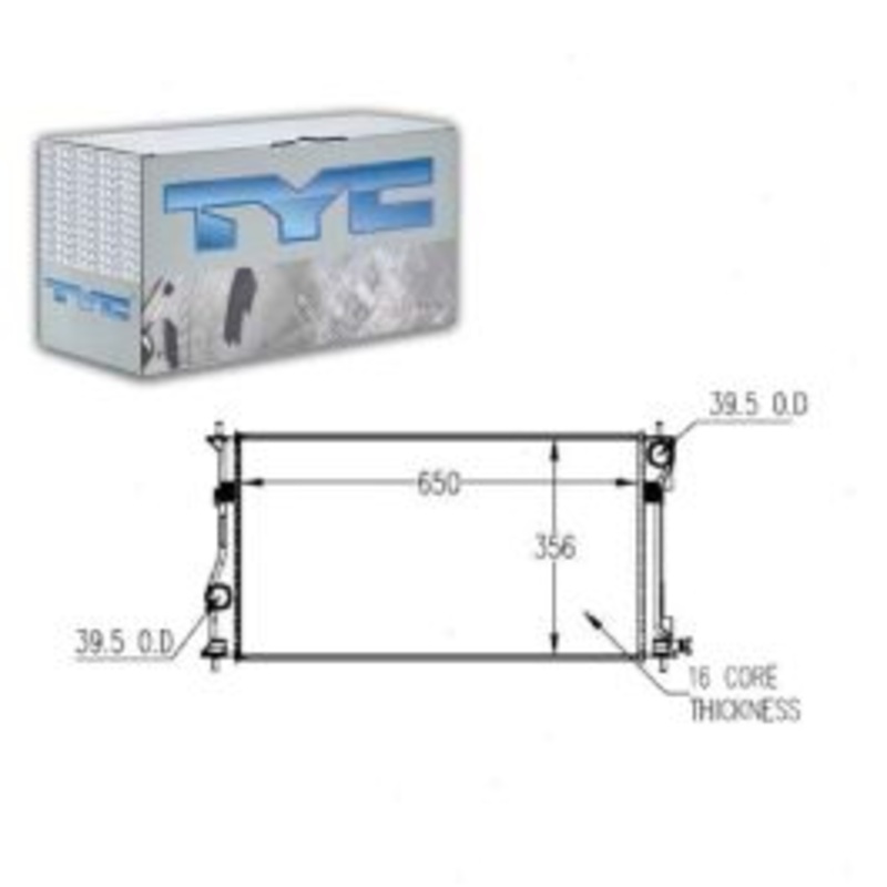 TYC Radiator for 2013-2015 Subaru BRZ 2.0L H4