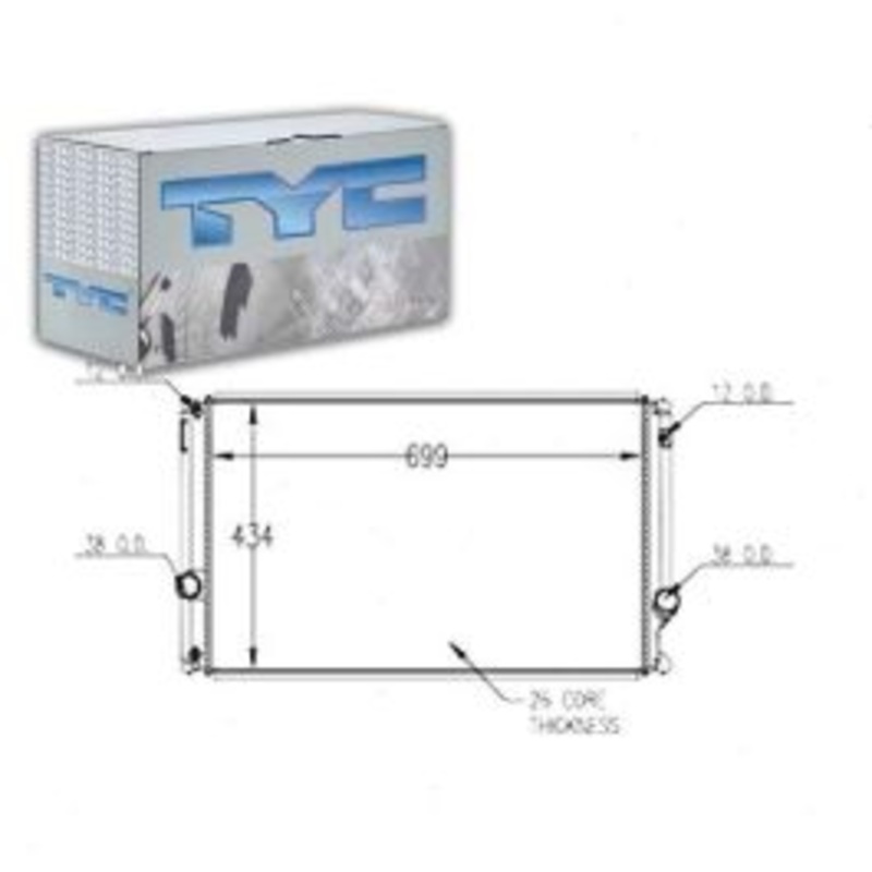 TYC 13514 Radiator Assembly