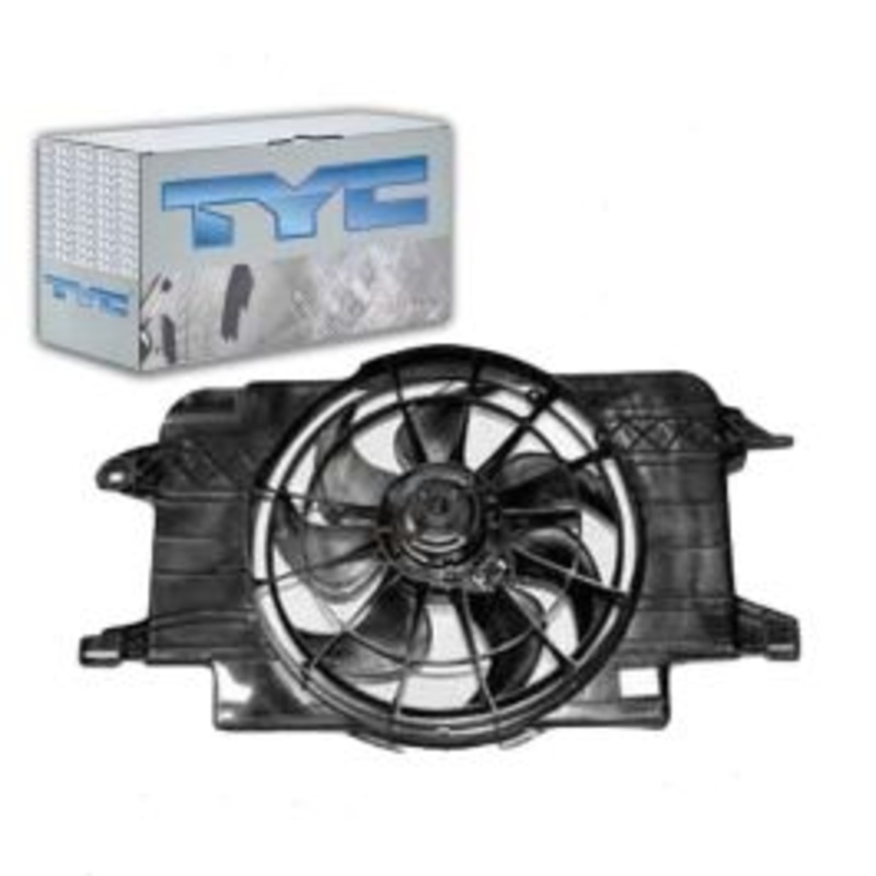 TYC Dual Radiator & Condenser Fan Assembly for 1994-2002 Saturn SL2