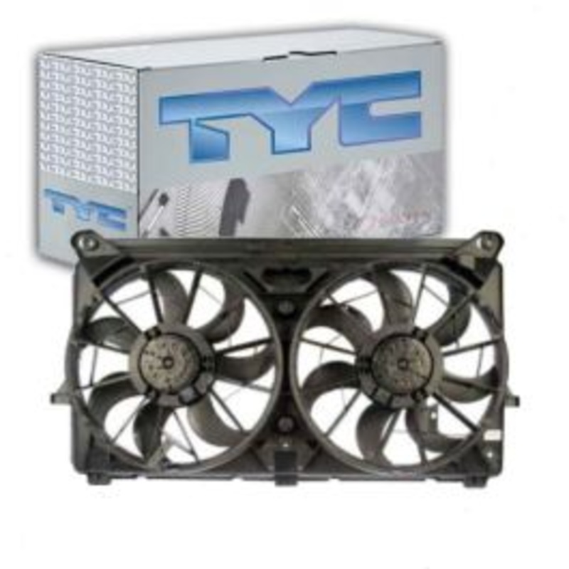 TYC Dual Radiator & Condenser Fan Assembly for 2007 GMC Sierra 5.3L V8