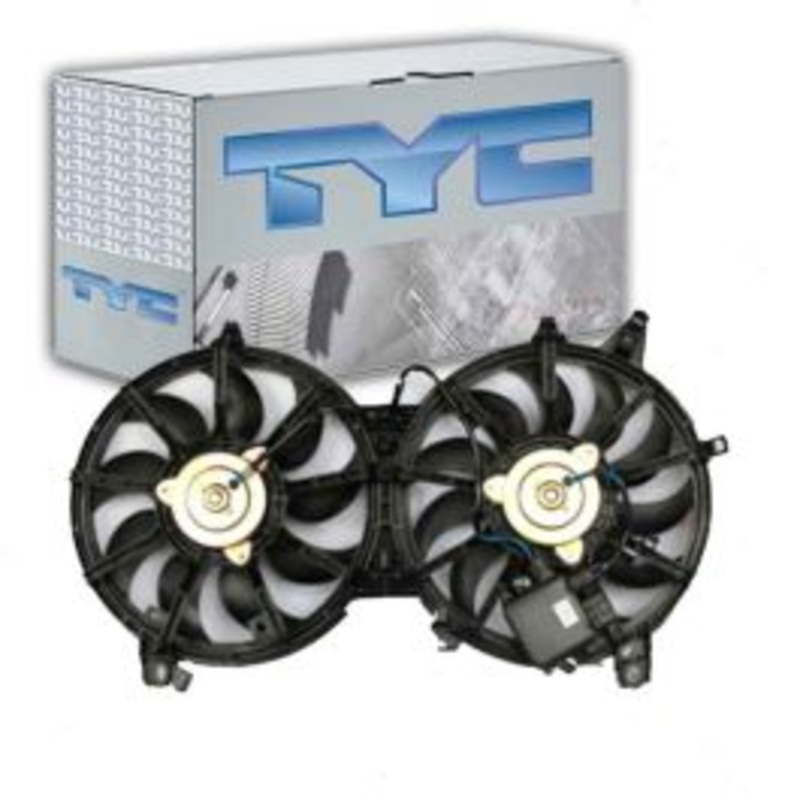 TYC Dual Radiator & Condenser Fan Assembly for 2015 Infiniti Q40