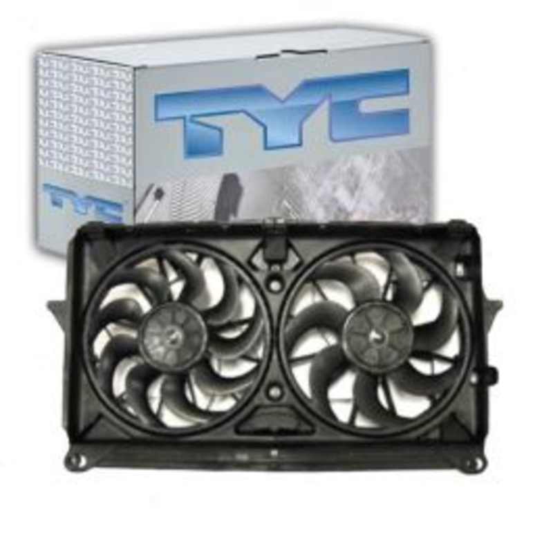 TYC Dual Radiator & Condenser Fan Assembly for 2008-2009 Hummer H2
