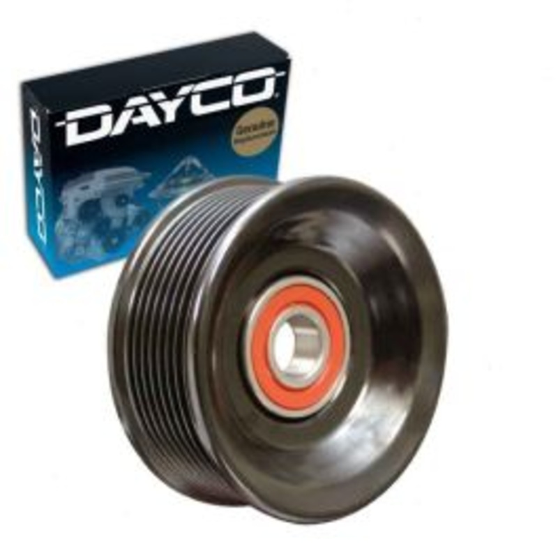 Dayco Grooved Pulley Drive Belt Idler Pulley for 1995-1997 Ford E-350 Econoline Club Wagon 7.3L V8
