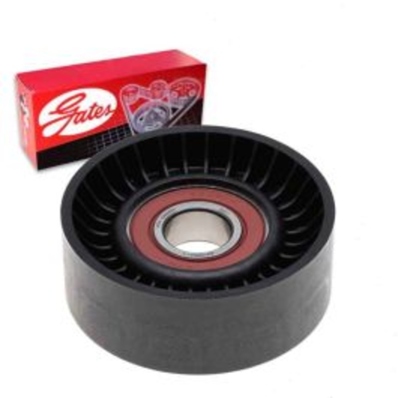 Gates DriveAlign Drive Belt Idler Pulley for 2014-2019 Ford Fiesta 1.6L L4