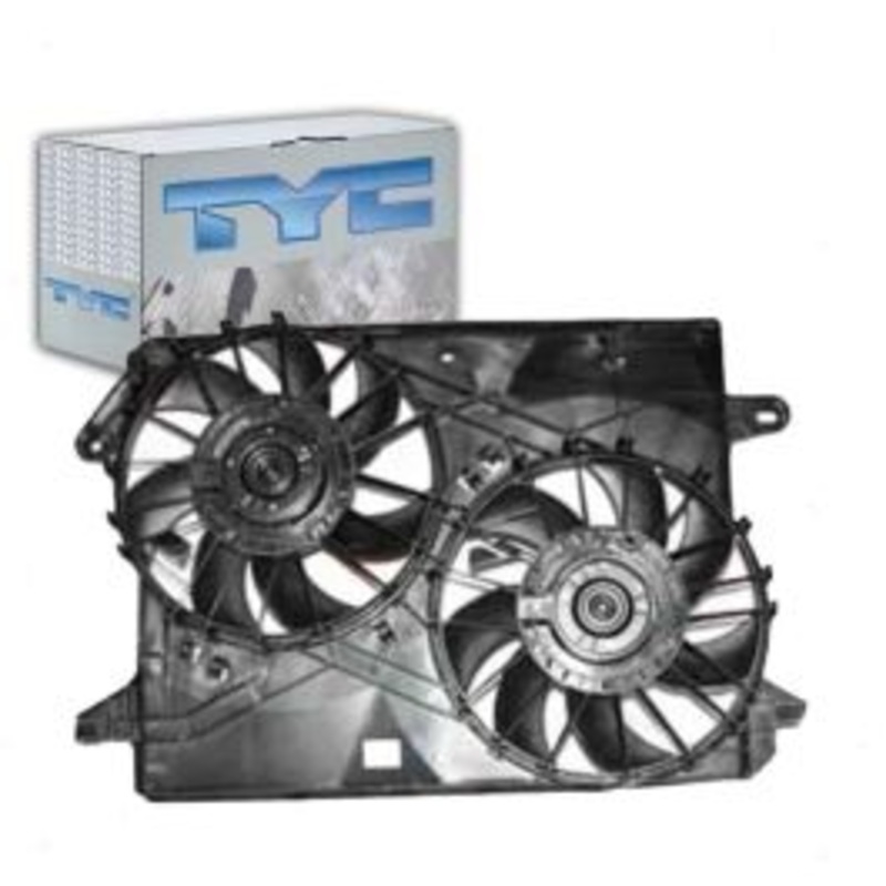 TYC 621160 Dual Radiator & Condenser Fan Assembly